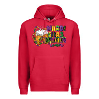 Cardinal mardi gras drinking team 12 inches 300 dpi Premium Hoodie - CowGirlArtShop
