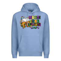 Colony Blue mardi gras drinking team 12 inches 300 dpi Premium Hoodie - CowGirlArtShop