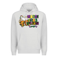 Dove Grey mardi gras drinking team 12 inches 300 dpi Premium Hoodie - CowGirlArtShop