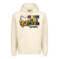 Sandshell mardi gras drinking team 12 inches 300 dpi Premium Hoodie - CowGirlArtShop