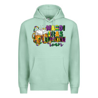 Seafoam mardi gras drinking team 12 inches 300 dpi Premium Hoodie - CowGirlArtShop