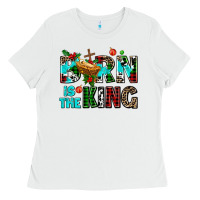 White born is the king Ladies Tee - AdoDesignShop
