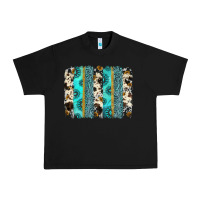 Black gemstone sunflower cowhide brushstroke Urban Heavy Tee - AdoDesignShop