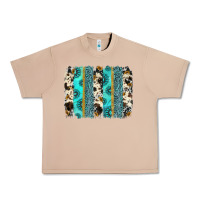 Gemstone Sunflower Cowhide Brushstroke Urban Heavy Tee | Teevron