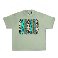 Oil Green gemstone sunflower cowhide brushstroke Urban Heavy Tee - AdoDesignShop