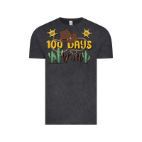 Vintage Black 100 days y'all Vintage Tee - MaliasSmallBusiness