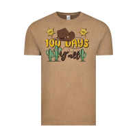 Vintage Coffee 100 days y'all Vintage Tee - MaliasSmallBusiness