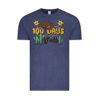 Vintage Denim 100 days y'all Vintage Tee - MaliasSmallBusiness