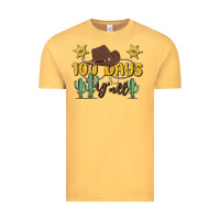 Vintage Mustard 100 days y'all Vintage Tee - MaliasSmallBusiness