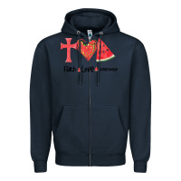 Faith Love Watermelon Zipper Hoodie | Teevron