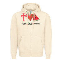 Sandshell Faith Love Watermelon Zipper Hoodie - Bettercallsaul