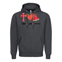 Smoke Faith Love Watermelon Zipper Hoodie - Bettercallsaul