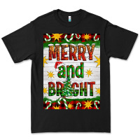 Black Merry And Bright Premium Tee - Artiststas