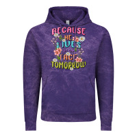 Cloud Purple because he lives face tomorrow Vintage Hoodie - MaliasSmallBusiness