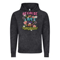 Vintage Black because he lives face tomorrow Vintage Hoodie - MaliasSmallBusiness