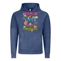 Vintage Denim because he lives face tomorrow Vintage Hoodie - MaliasSmallBusiness