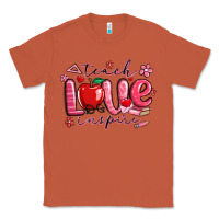 Copper teach love inspire valentines day Classic Tee - MaliasSmallBusiness
