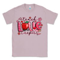 Teach Love Inspire Valentines Day Classic Tee | Teevron