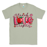 Matcha teach love inspire valentines day Classic Tee - MaliasSmallBusiness