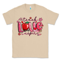 Mushroom teach love inspire valentines day Classic Tee - MaliasSmallBusiness