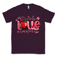 Plum teach love inspire valentines day Classic Tee - MaliasSmallBusiness