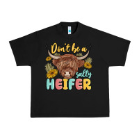 Black dont be a salty heifer Urban Heavy Tee - MaliasSmallBusiness