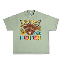 Oil Green dont be a salty heifer Urban Heavy Tee - MaliasSmallBusiness