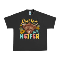 Pigment Black dont be a salty heifer Urban Heavy Tee - MaliasSmallBusiness