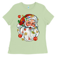 Matcha santa with little christmas Ladies Tee - AdoDesignShop
