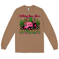 Toasted Coconut nothing runs like a reindeer Long Sleeve Tee - MaliasSmallBusiness