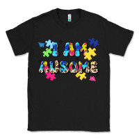 Black i am ausome Classic Tee - JahusDesignShop