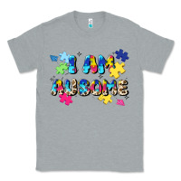 Heather Grey i am ausome Classic Tee - JahusDesignShop