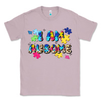Lilac i am ausome Classic Tee - JahusDesignShop