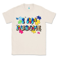 Natural i am ausome Classic Tee - JahusDesignShop