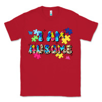 Red i am ausome Classic Tee - JahusDesignShop
