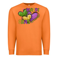Carrot mardi gras heart Premium Sweatshirt - CowGirlArtShop