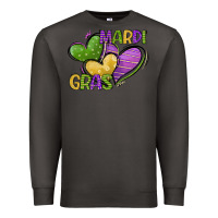 Smoke mardi gras heart Premium Sweatshirt - CowGirlArtShop