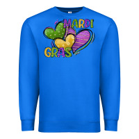 True Royal mardi gras heart Premium Sweatshirt - CowGirlArtShop