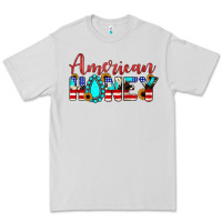 Dove Grey american honey Premium Tee - JahusDesignShop