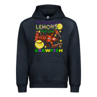 Navy When Life Gives You Lemons Boil Some Crawfish Mardi Gras Urban Hoodie - FaDigitalArtStudio