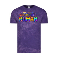 Cloud Purple we are all human Vintage Tee - MaliasSmallBusiness