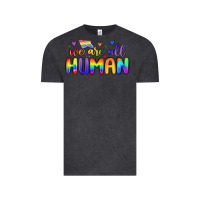 Vintage Black we are all human Vintage Tee - MaliasSmallBusiness