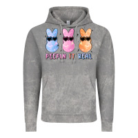 Cloud Rock peepin it real easter glitter Vintage Hoodie - MaliasSmallBusiness