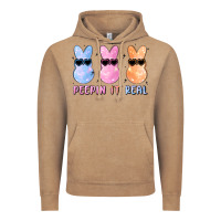 Vintage Coffee peepin it real easter glitter Vintage Hoodie - MaliasSmallBusiness