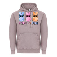 Vintage Zinc peepin it real easter glitter Vintage Hoodie - MaliasSmallBusiness