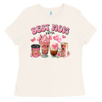 Bone best mom ever floral coffee cups Ladies Tee - JahusDesignShop