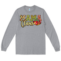 Heather Grey mama claus Long Sleeve Tee - JahusDesignShop
