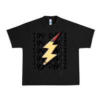 Black 100 days of school Urban Heavy Tee - MaliasSmallBusiness