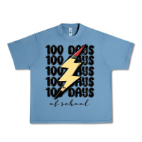 Pebble Blue 100 days of school Urban Heavy Tee - MaliasSmallBusiness