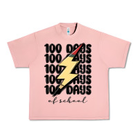 Salmon 100 days of school Urban Heavy Tee - MaliasSmallBusiness